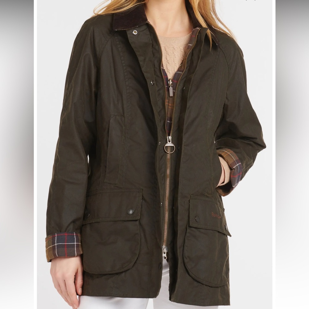 Barbour Classic Beadnell Coated Canvas Utility Jacket